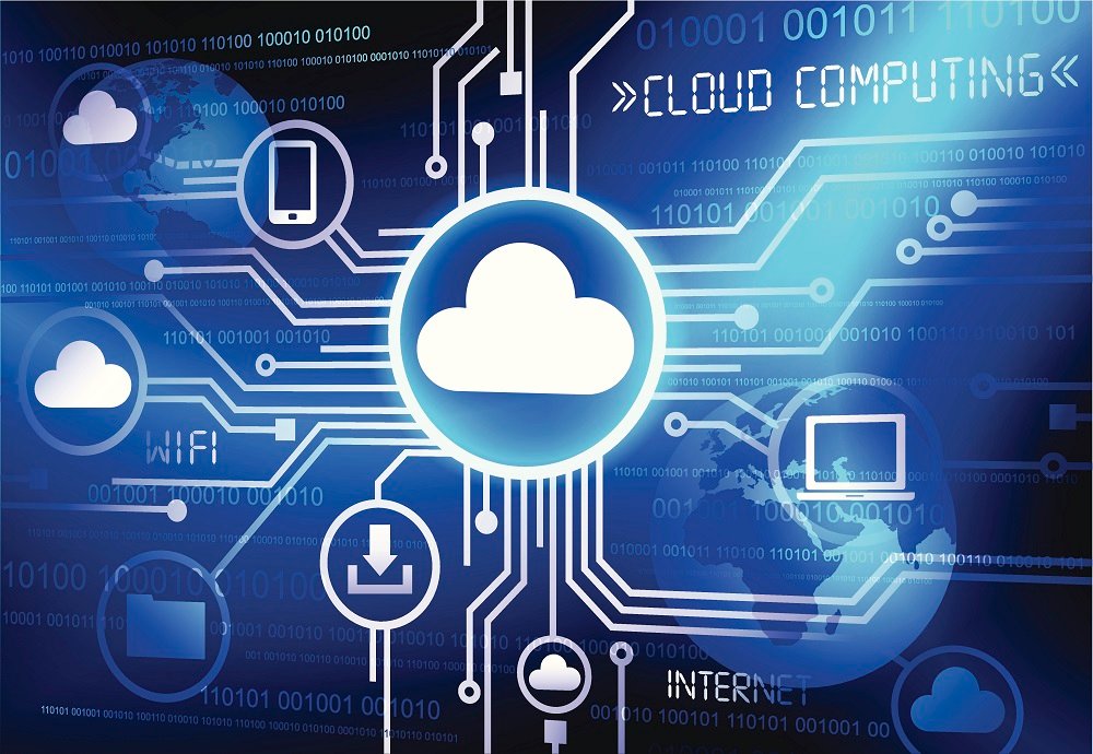 Vector of Concept Of Cloud Computing